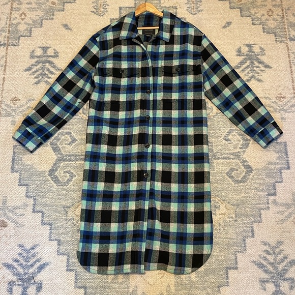 Anthropologie Sanctuary Cora Plaid Shirt Jacket - Picture 3 of 5